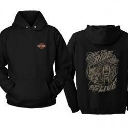 Harley Davidson Live To Ride Hoodie