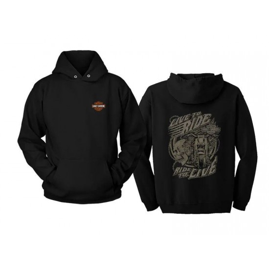 Harley Davidson Live To Ride Hoodie