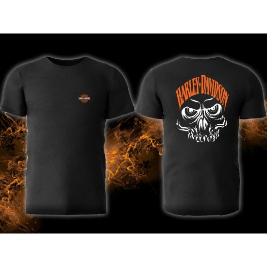 HARLEY DAVIDSON SCULL T-SHIRT