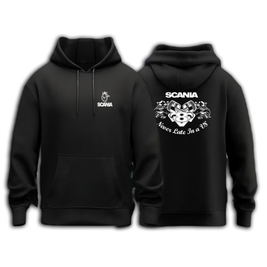 ScaniaNever Late Hoodie